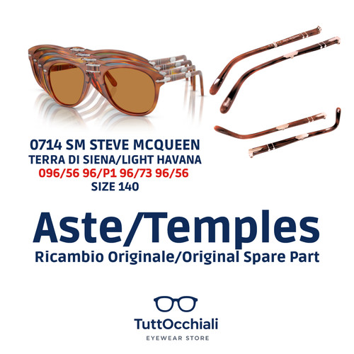 Aste ricambio persol - aste,