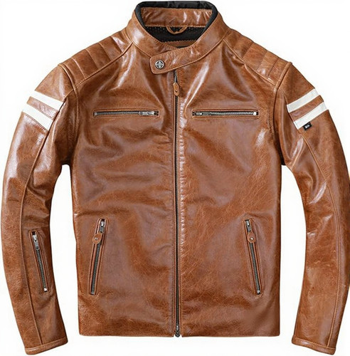 Giacca uomo marrone vera pelle - uomo,
