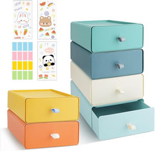 6 PCS Desktop Cassettiera