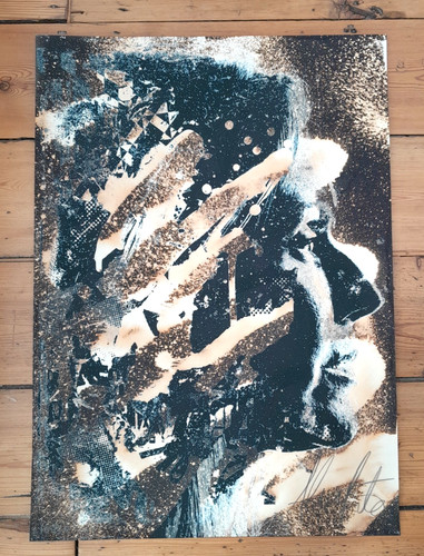 Stampa artistica vhils drip - vhils,