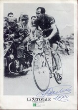 autographe cyclisme vélo Gino