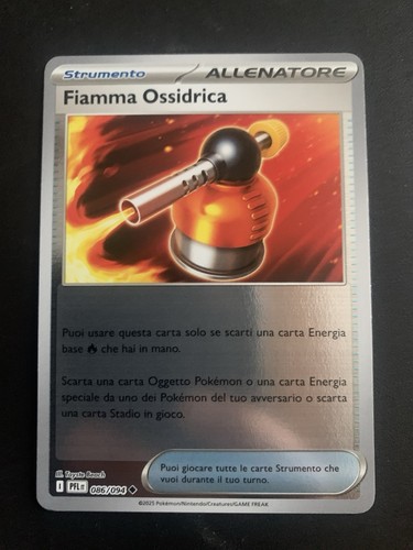 Carta pokemon 086 094 fiamma - carta,