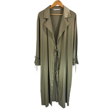 ZARA Khaki Creased-Effect