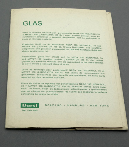 Inserto vetro normale durst - in,