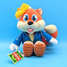 Peluche ufficiale Conker Talking con corona rimovibile Conker's Bad Fur Day