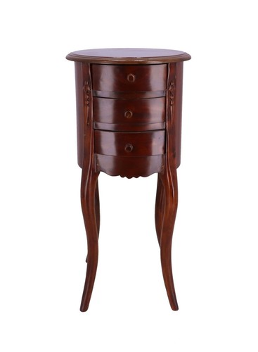 Comodino legno mogano - di,