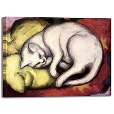Franz Marc gatto bianco design