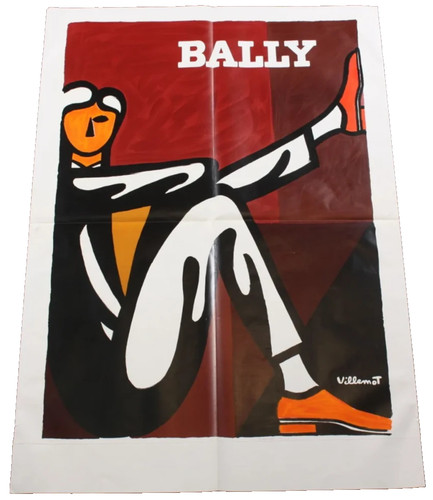 Affiche ancienne villemot - ancienne,