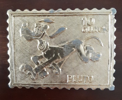 Francobollo metallico quack - 10,