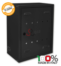 Cassetta in kit per contatori gas anticato lamiera preverniciata antracite 6/10