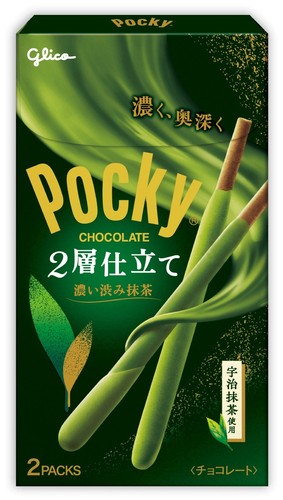 Japanese pocky double - double, matcha