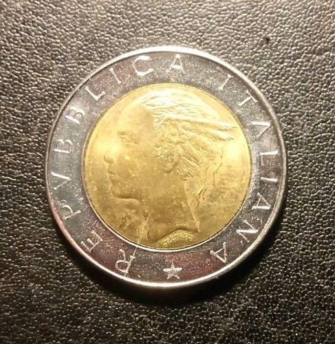 Moneta 500 lire italia 1983 - moneta,
