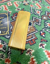 Accendino Cartier Godron Laminato Oro revisionato