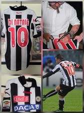 Maglia Calcio UDINESE 2012 2013 Bianconera #10 DI NATALE firmata Tg M legea