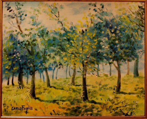Paesaggio primavera alberi - primavera,