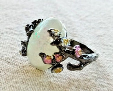 ANELLO BIJOU PIETRA OVALE