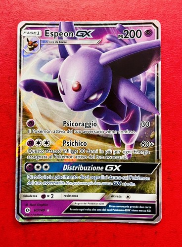 Lotto carte pokemon espeon - lotto, gx