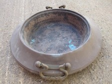 Braciere antico in rame ottone