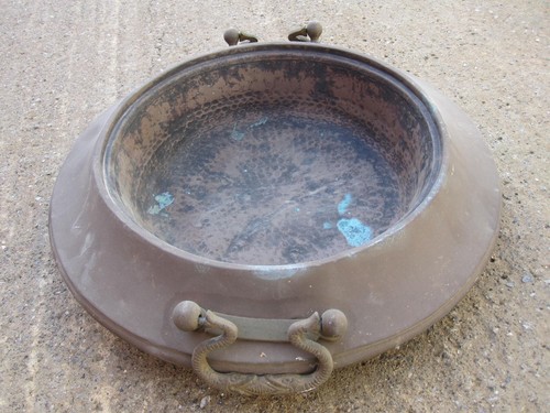 Braciere antico rame ottone - antico,