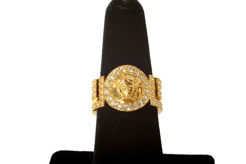 Anello versace colore oro - versace,