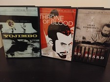 Lot Of 3 Akira Kurosawa's Dvds