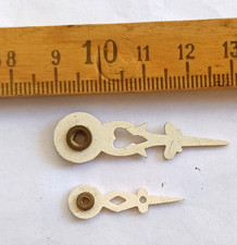 Lancette orologio Parigina camino Tasca vintage sfere metallo spares old 16