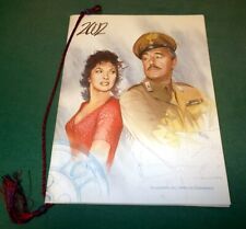 CALENDARIO dell'Arma dei CARABINIERI del 2002 copertina DE SICA, SOPHIA LOREN