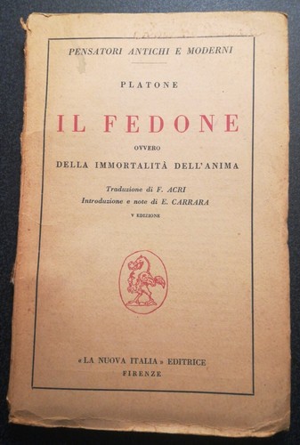 Fedone ovvero della - fedone,