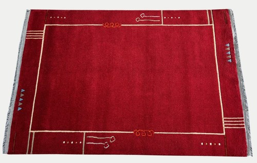 Tappeto rosso indo nepal - tappeto,