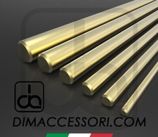 BARRA TONDA OTTONE - ALTA QUALITÀ - TONDINO TRAFILATO Ø 3 4 5 6 8 10 12