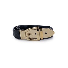 Cintura Gucci in pelle nera