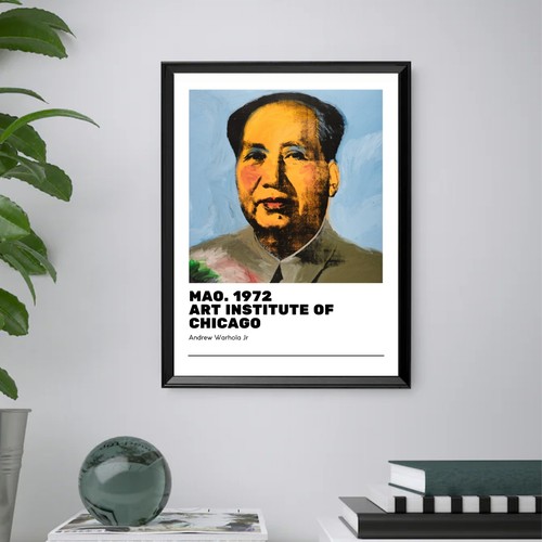 Andy warhol mao quadro con - quadro,