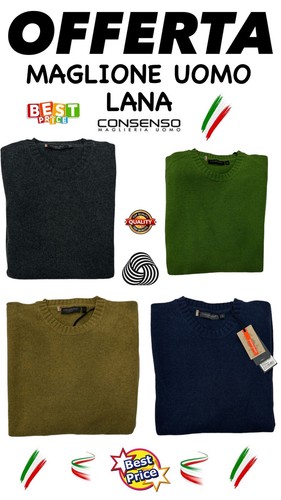 Maglione uomo lana invernale - uomo,