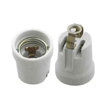 portalampada e27 ceramica con