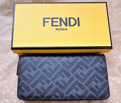 Portafoglio lungo fendi zucca - lungo,