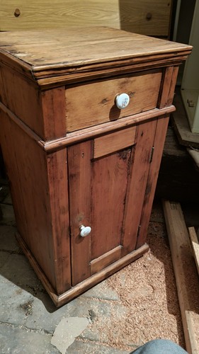 Antico comodino legno - antico,