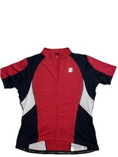 Cannondale Maglia Ciclismo Rossa Uomo•XL Camicia Full Zip Tasca Sport Performance