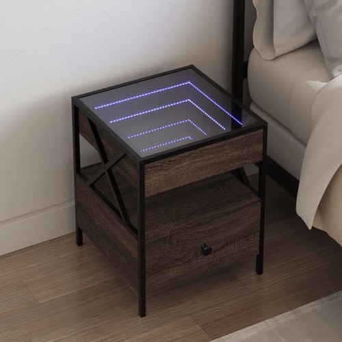 Comodino con led infinity - comodino,