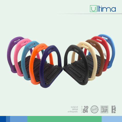 Coppia staffe plastica - staffe, per