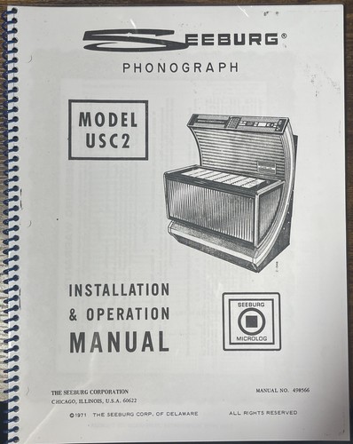 Nuovo seeburg model usc2 - *nuovo*,
