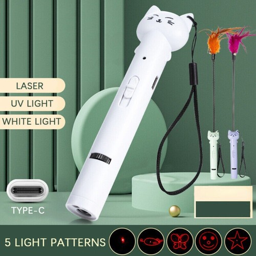 Pet cat toys led ointer - cat,