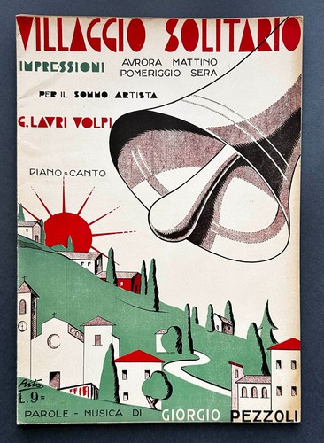 Spartito musicale 1934