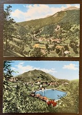 Coppia Vecchie Cartoline LIGONCHIO - Reggio Emilia - FG VG 1961 timbro