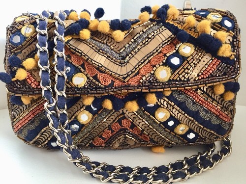 Zara borsa trapuntata tweed - borsa,