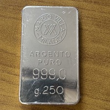 LINGOTTO ARGENTO 250 Grammi