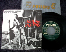 45T JUKE BOX JOHNNY HALLYDAY