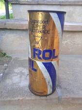 Rol Oil Latta Olio Montedison Vintage Can Oil Extrasport Super Multigrade