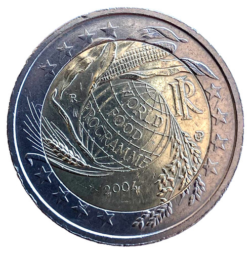 Moneta commemorativa euro - moneta,