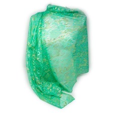 Stola donna verde acqua pizzo