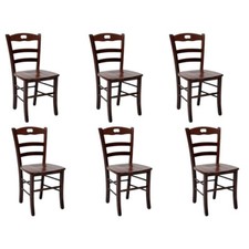 Sedia Loris in Noce Seduta in